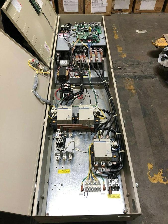 Used Toshiba Q-Flowsaver II FLOWQ2 410K Transistor Inverter Drive, 100HP, 460VAC 3PH