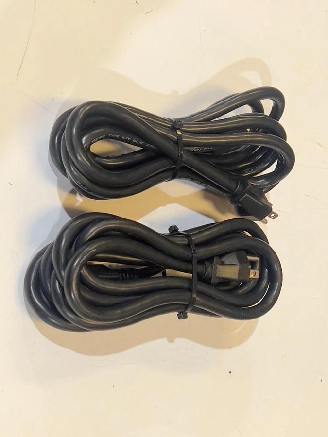 Lot of 88 Pieces:  Computer AC Power / Line Cords - NEMA 5-15P to C13 IEC 60320