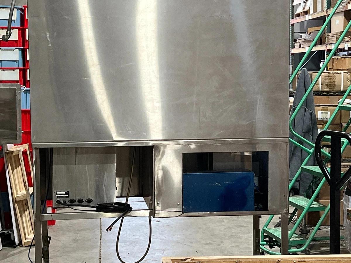 Used Solvent Fume Hood Delta Sonics Blackstone Ultrasonics Console Cleaning Tank Sink