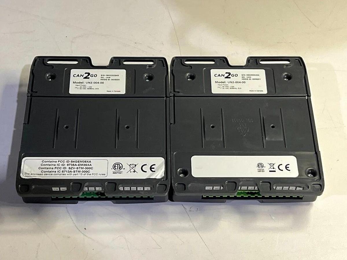 Used LOT OF 2 Can2Go Model UN2-004-00 Wireless CAN Bus Controller Area Network Units