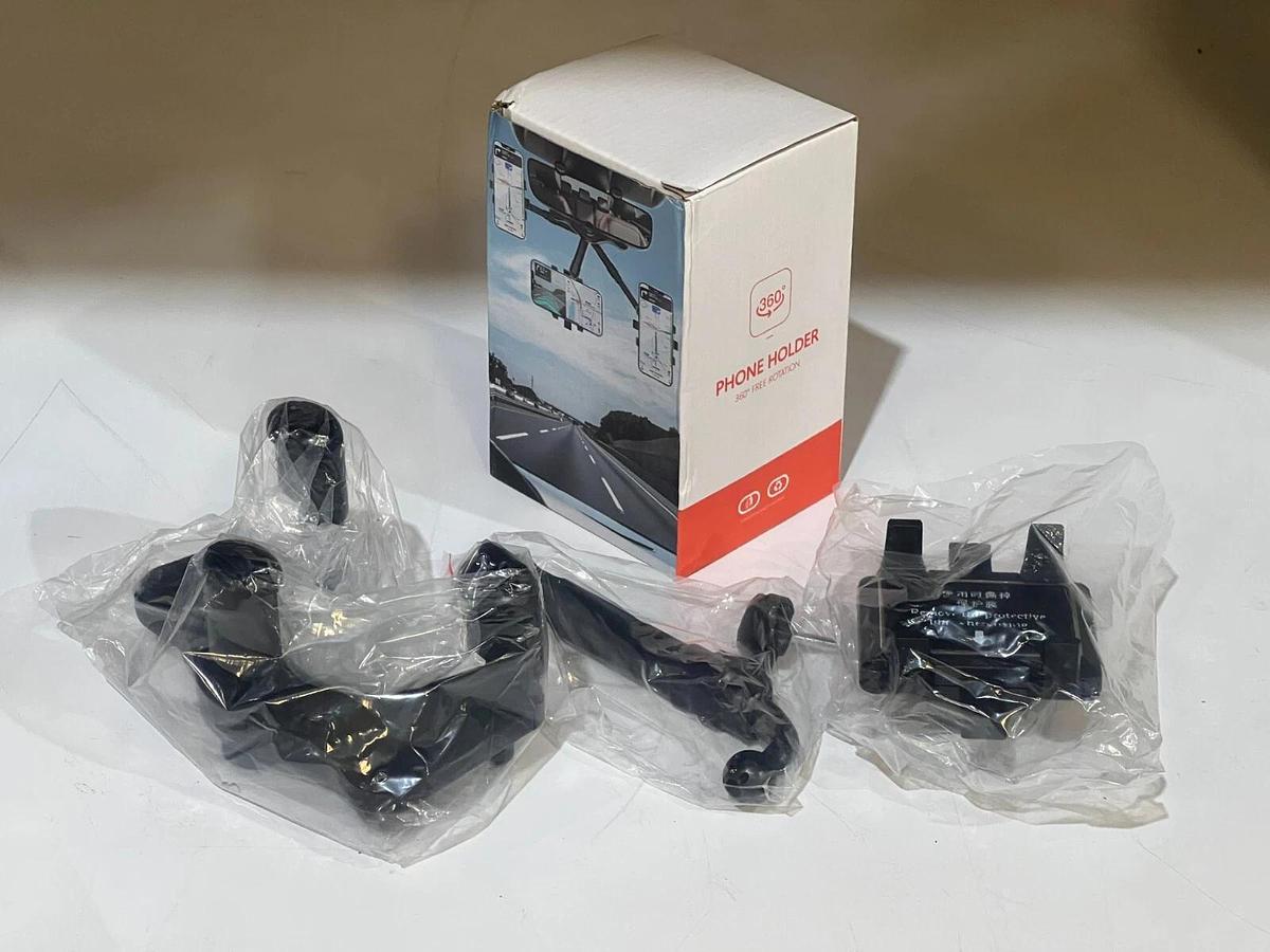 Used Lot of 9 Car Cell Phone Holders - Automobile Cellular Telephone Mount