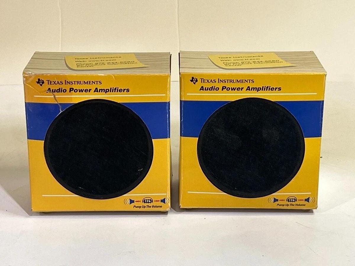 Used Texas Instruments TI Evaluation, DSP Boards and Speakers