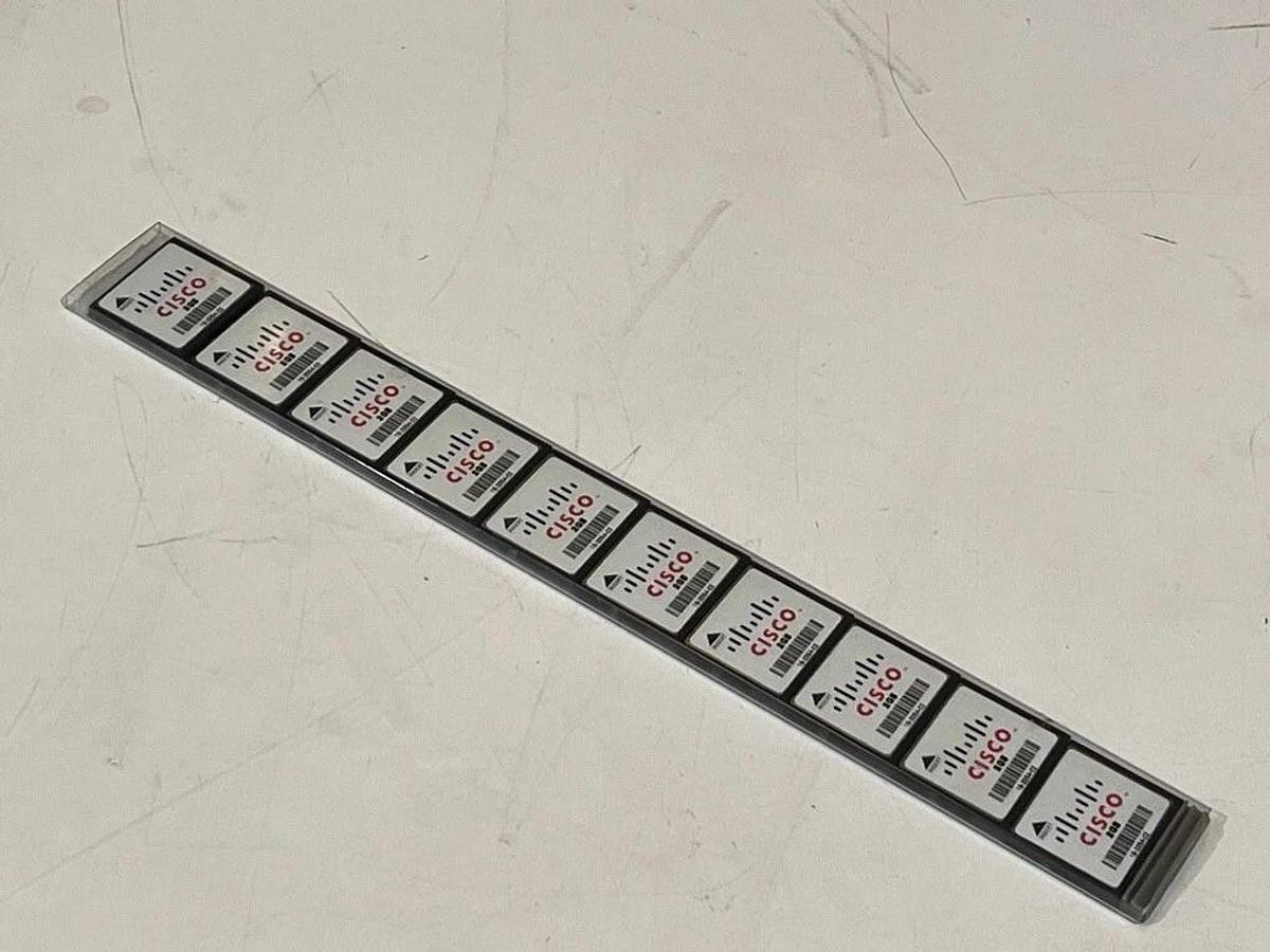 Lot of 10 Cisco 2 GB Compact Flash Memory Card 16-3354-02