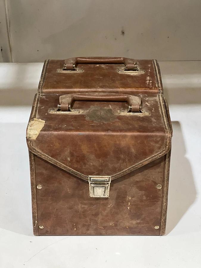 Lot of 71 Assorted 7" 45 RPM Singles Vinyl Records with Carrying / Storage Cases