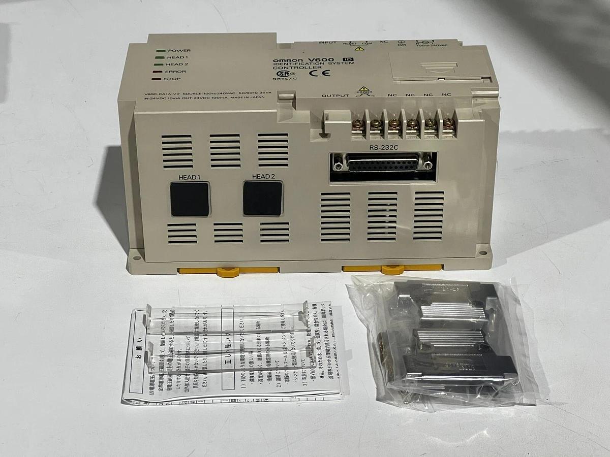 Omron V600-CA1A-V2 ID System Controller w/ V600-H11-5 RFID Read/Write Head