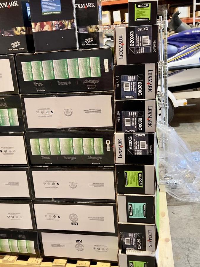 Huge 3 Pallet Lot of Toner Cartridges Lexmark HP Dell Samsung
