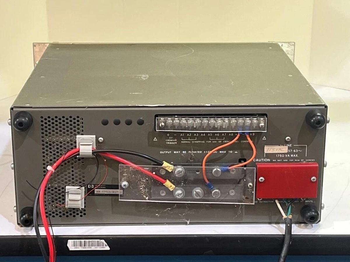 Used Hewlett Packard HP Model 6259B 0-10 V 0-50 A Adjustable DC Power Supply