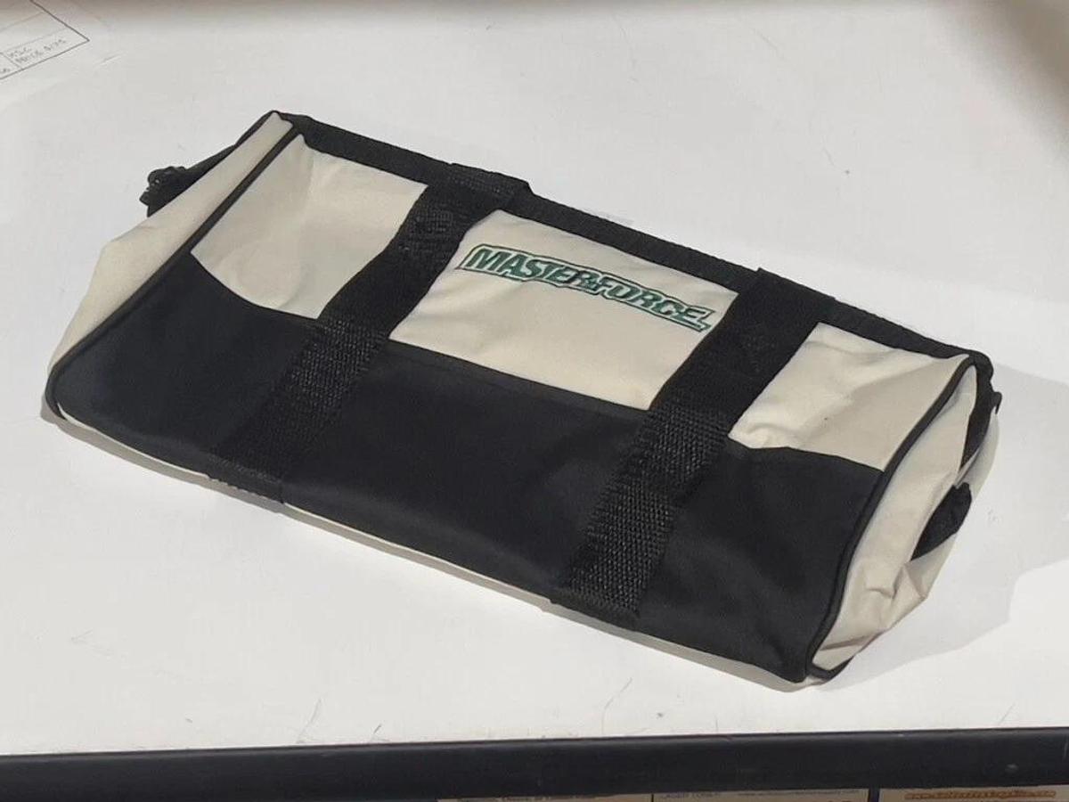 Used Lot of 5 Pieces: Masterforce 14" Heavy Duty Nylon Tool Bag 14 x 8 x 8 - New