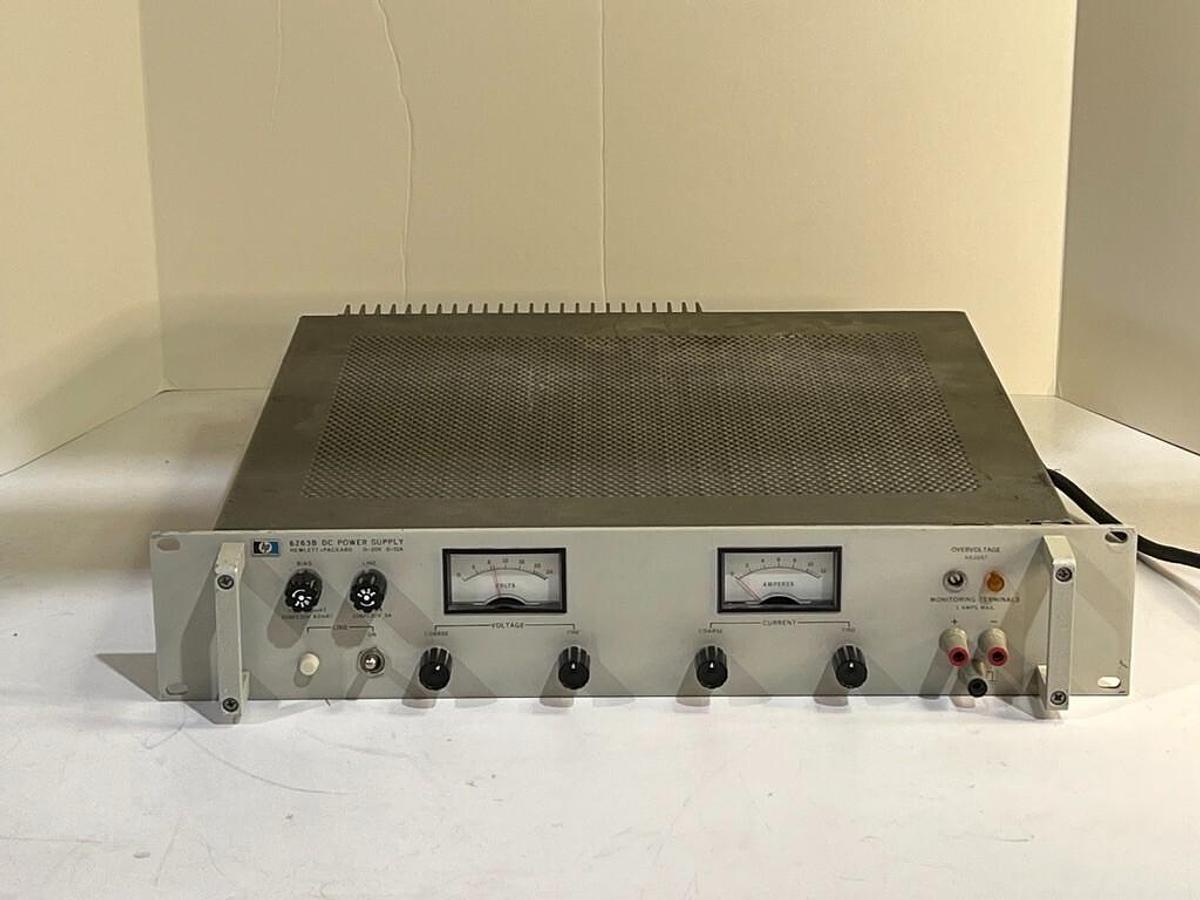 Used Hewlett Packard HP 6263B DC Adjustable Power Supply 0-20V 0-10A