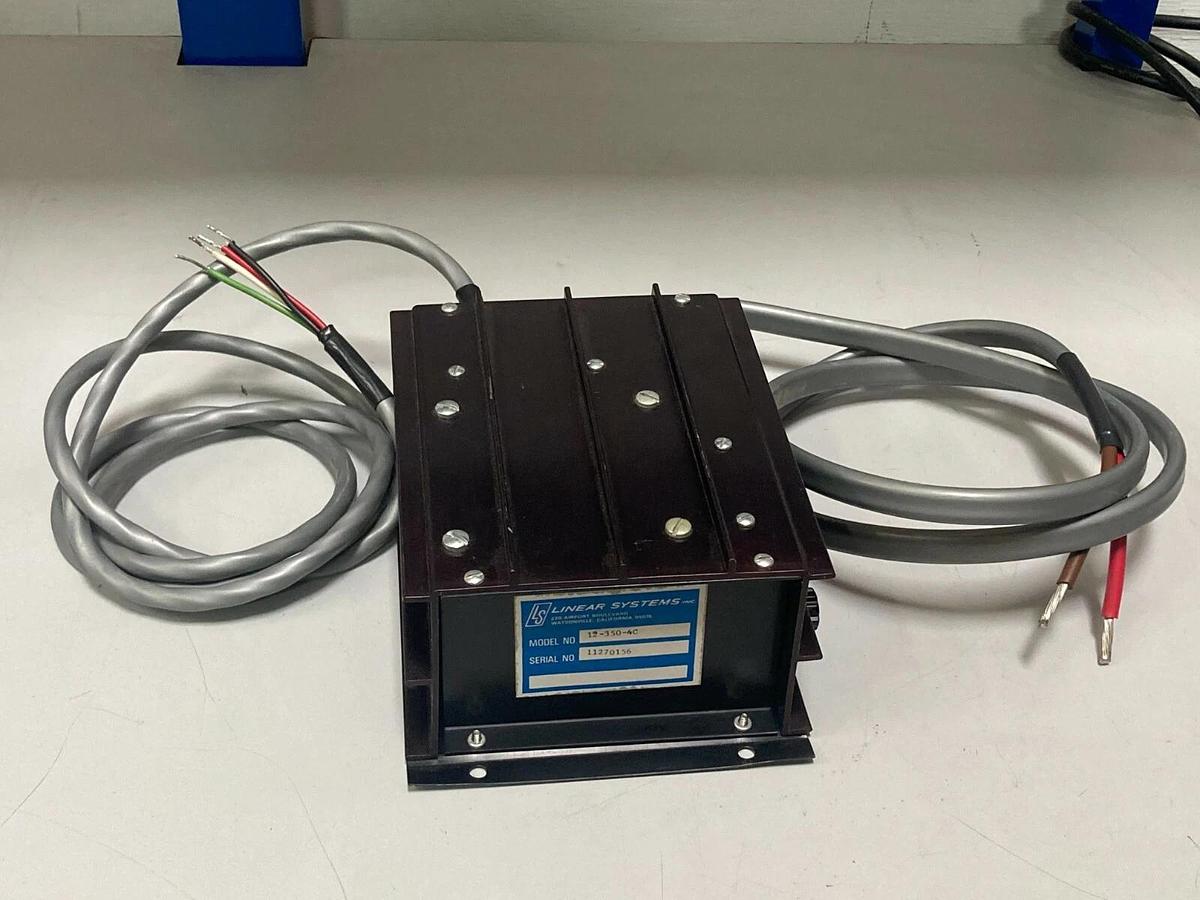 Used Linear Systems 12-350-4C Mobile Power Supply Inverter Converter Ham Radio