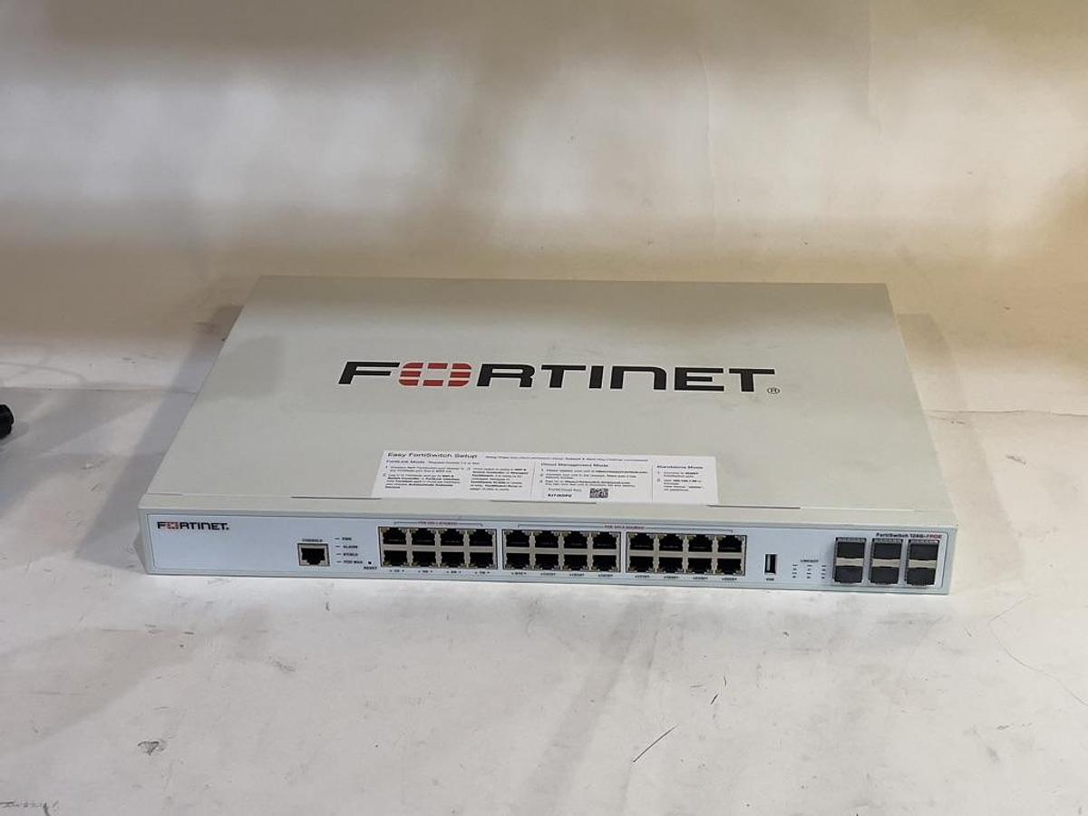 Used Fortinet FortiSwitch 124G-FPOE