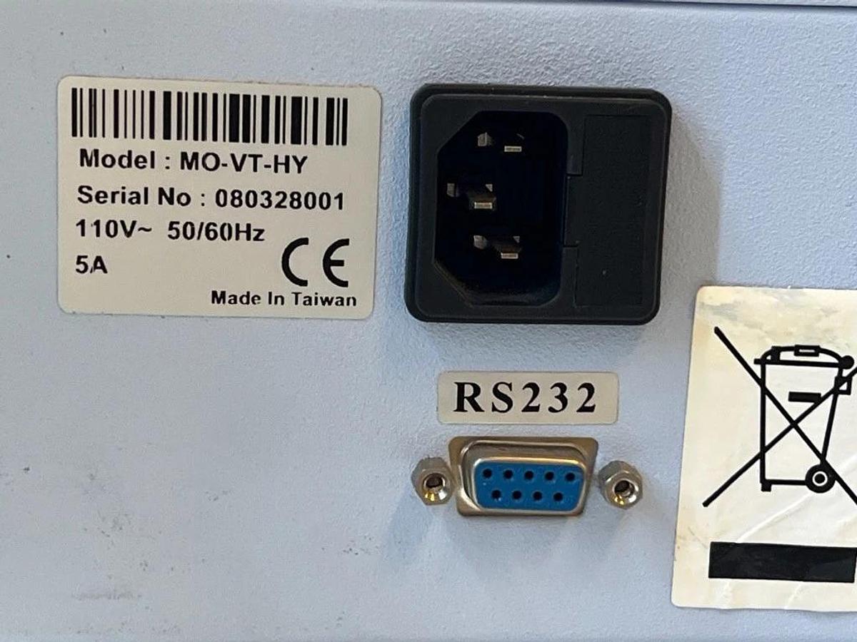 Used Major Science MS Incubator with Vortexing Shaker and Rotisserie Model: MO-VT-HY