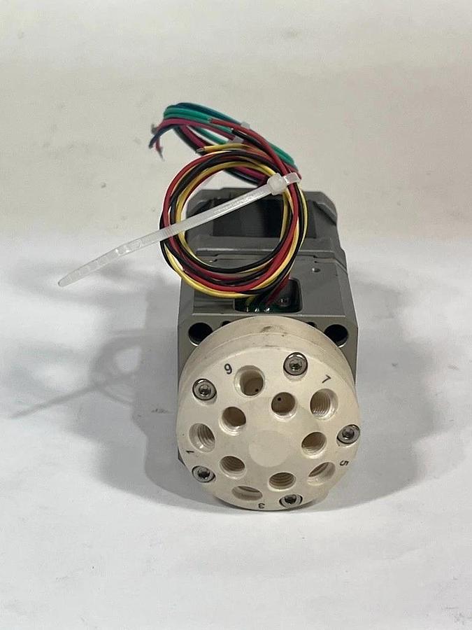 Used VICI Model C62-3180I-S 10-Port Cheminert Low Pressure Motor/Injector Valve