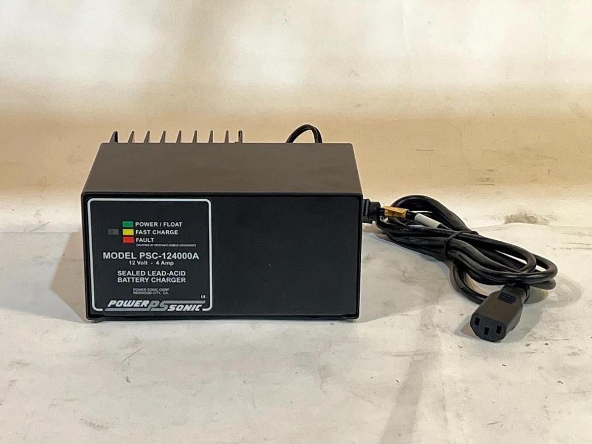 Power-Sonic Model PSC-124000A Sealed Lead-Acid Battery Charger 12-Volt 4-Amp