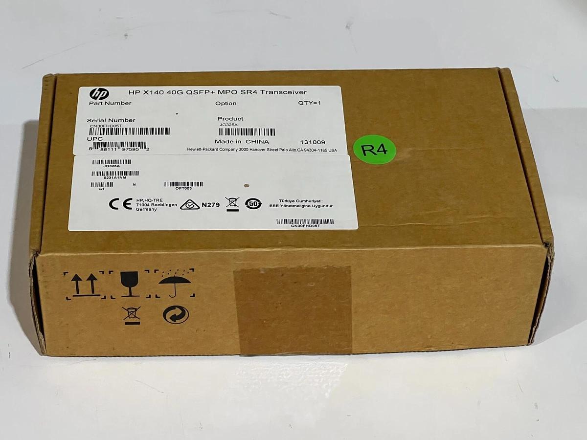 Hewlett-Packard Enterprise HP X140 40G QSFP+ MPO SR Transceiver JG325A