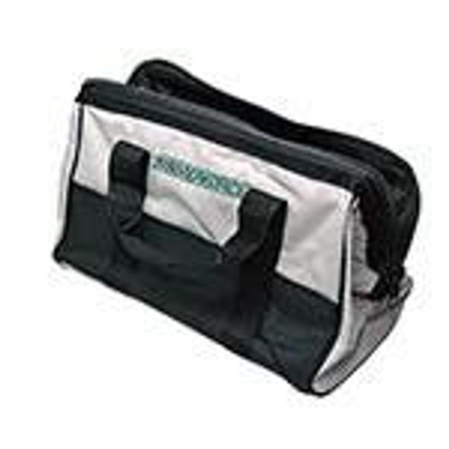 Used Masterforce Heavy Duty Nylon Tool Bag 14" x 8" x 8" - New, Black and White - ES7556
