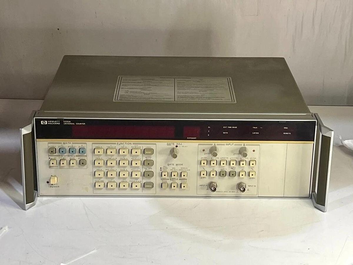 Used HP 5335A Universal Counter with Option 040 and Handles Installed