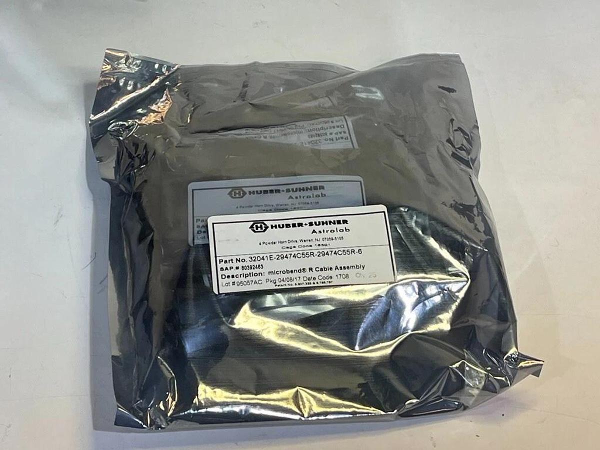 Used 25 PCS Huber+Suhner Astrolab Microbend-R RF Cable 32041E-29474C55R-29474C55R-6