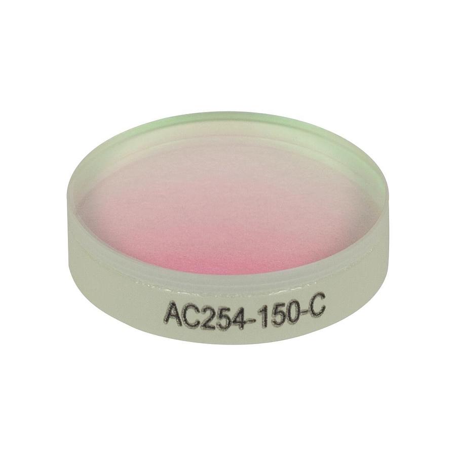 Thorlabs AC254-200-C Achromatic Doublet 1" Diameter, 200mm FL, AR 1050nm-1700nm #XS 13286 30A2