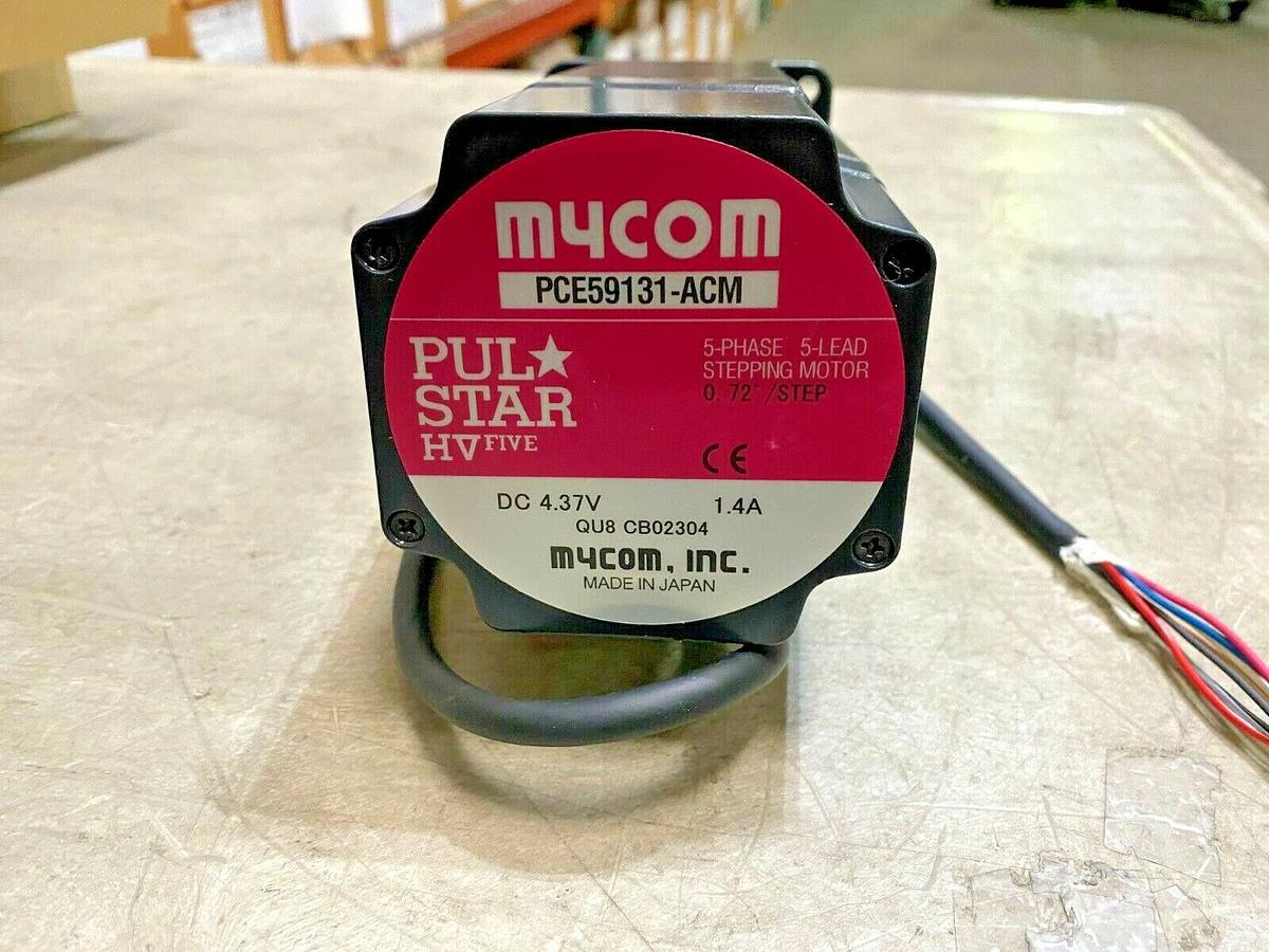 Mycom PCE59131-ACM 4.37V 1.4A PUL Star HV Five 5-Phase 5-Lead Stepping Motor