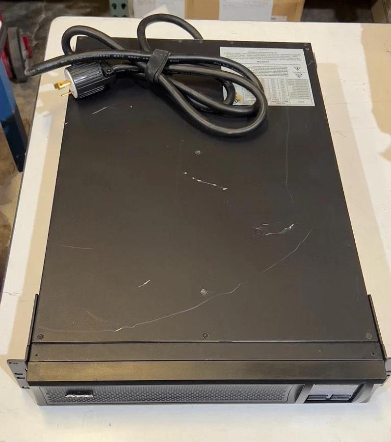 Used APC SMX2200RMLV2U Smart-UPS X, 2200 VA with Rack Ears - Schneider Electric 120V