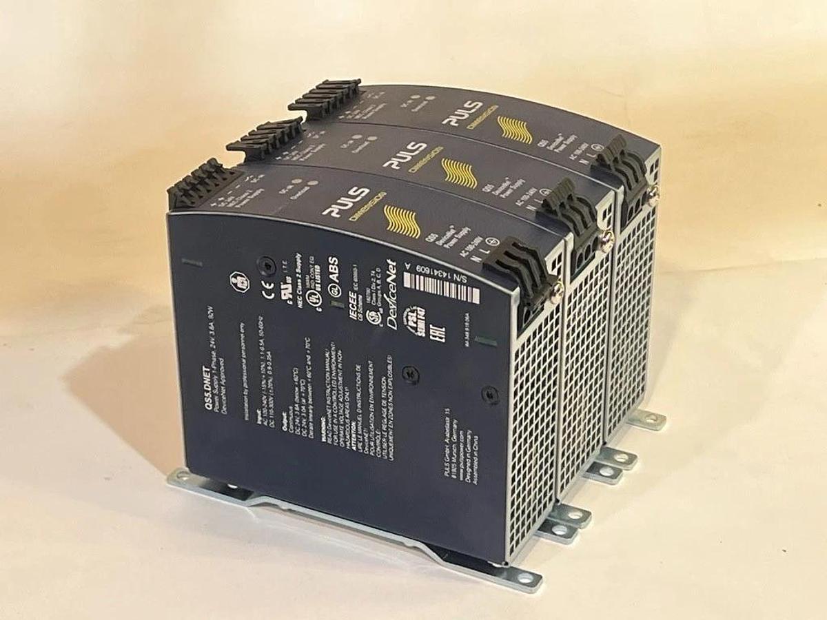 Used Lot of 3 PULS Dimension QS5.DNET DeviceNet 24V 3.8A 92W Power Supply