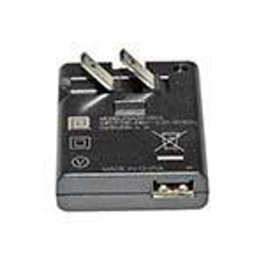 Used Power Adapter, I/P: 100-240VAC 0.2A 50-60Hz with folding blades; O/P: +5VDC 1A, USB connector output ES6263