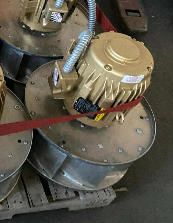 Used Baldor Reliance 06K111W356G5  230/460 VAC 3PH - 3HP Fan Motor - Usable at 208V