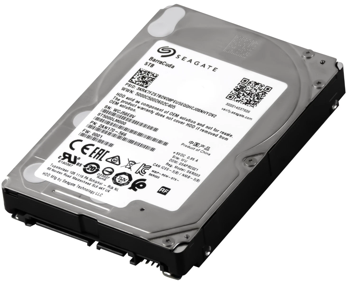 2020 Seagate ST5000LM000