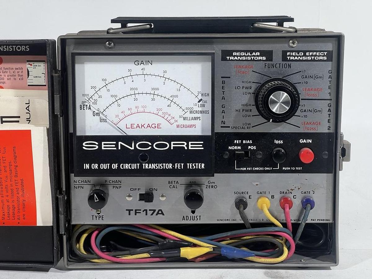 Used Sencore TF17A In Or Out Of Circuit Transistor / FET Tester