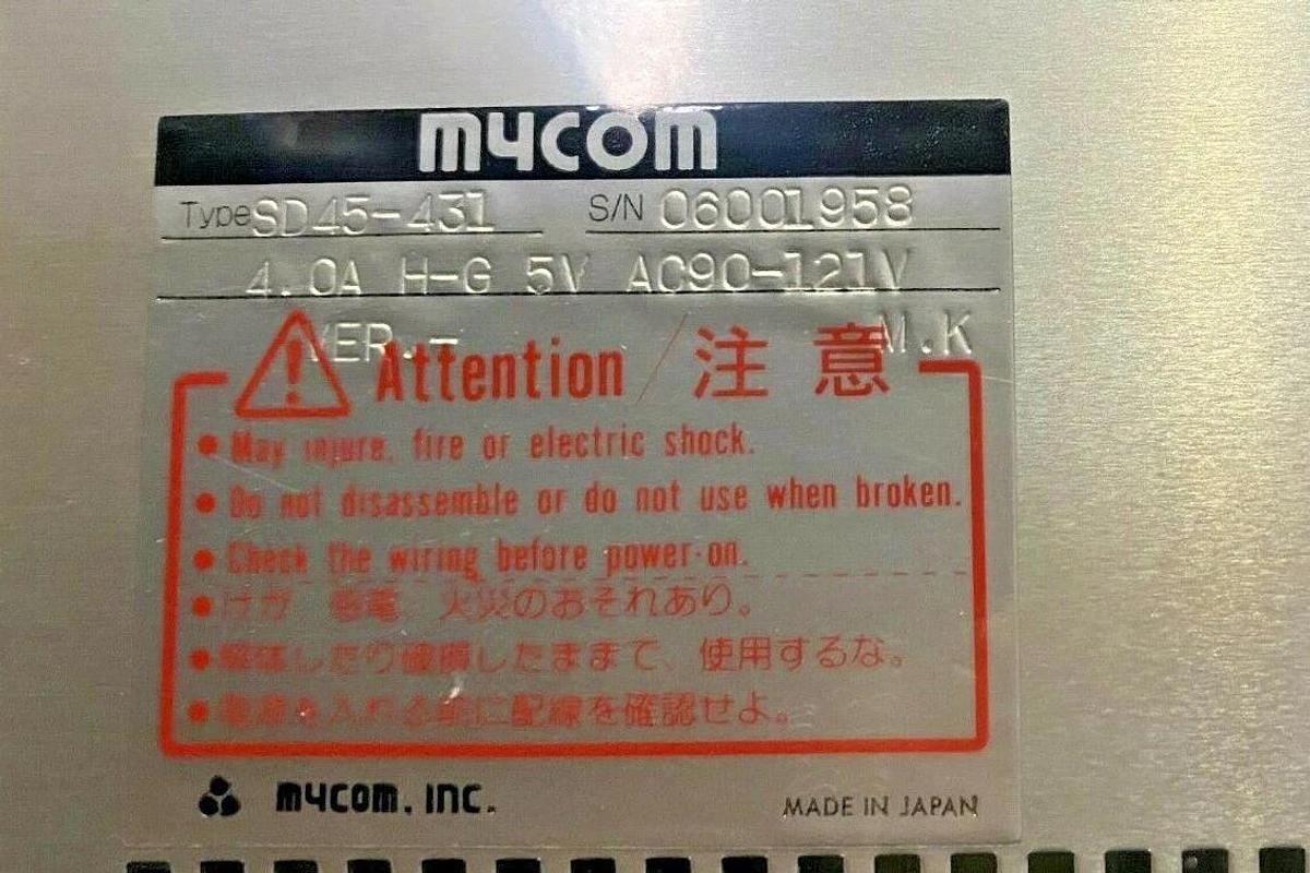 Mycom SD45-431 Drive for Stepping Motors - Stepper Motor Control