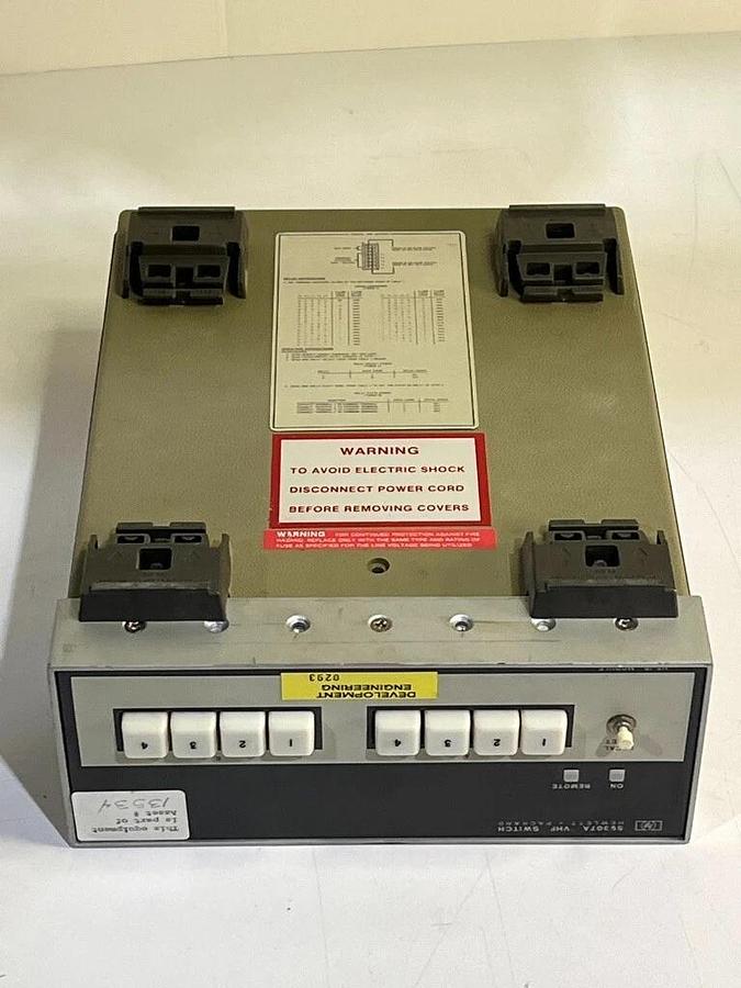 Used Hewlett Packard HP 59307A VHF Switch