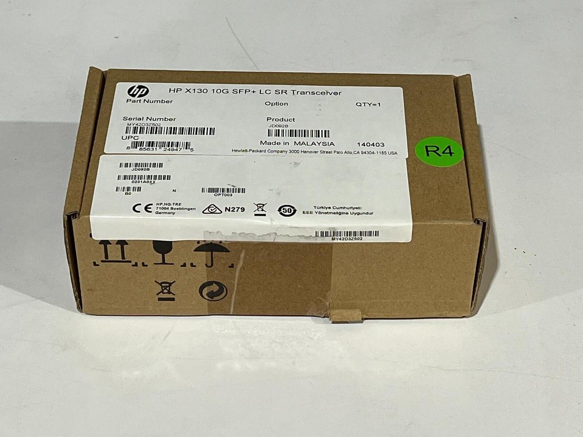 Used Hewlett-Packard HP Model: J4858C ProCurve Gigabit-SX-LC Mini-GBIC P/N: 1990-3662 885631249475