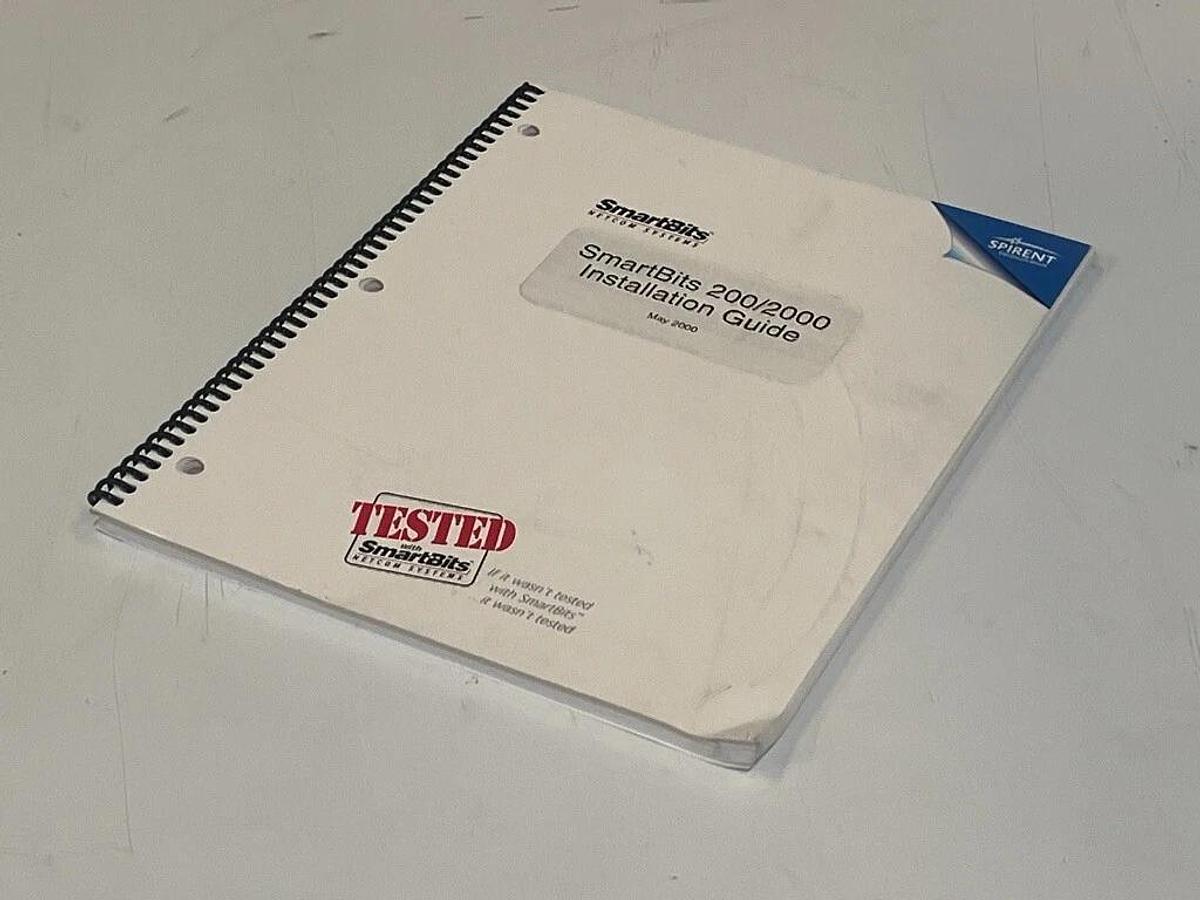 Used Lot of 2 Each: SmartBits 200 & 2000 Systems + 16 Each: SX-7410B & Manual