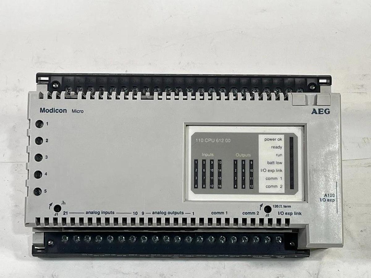 Used AEG / Schneider Automation Modicon Micro 110 CPU 612 00 - Micro CPU