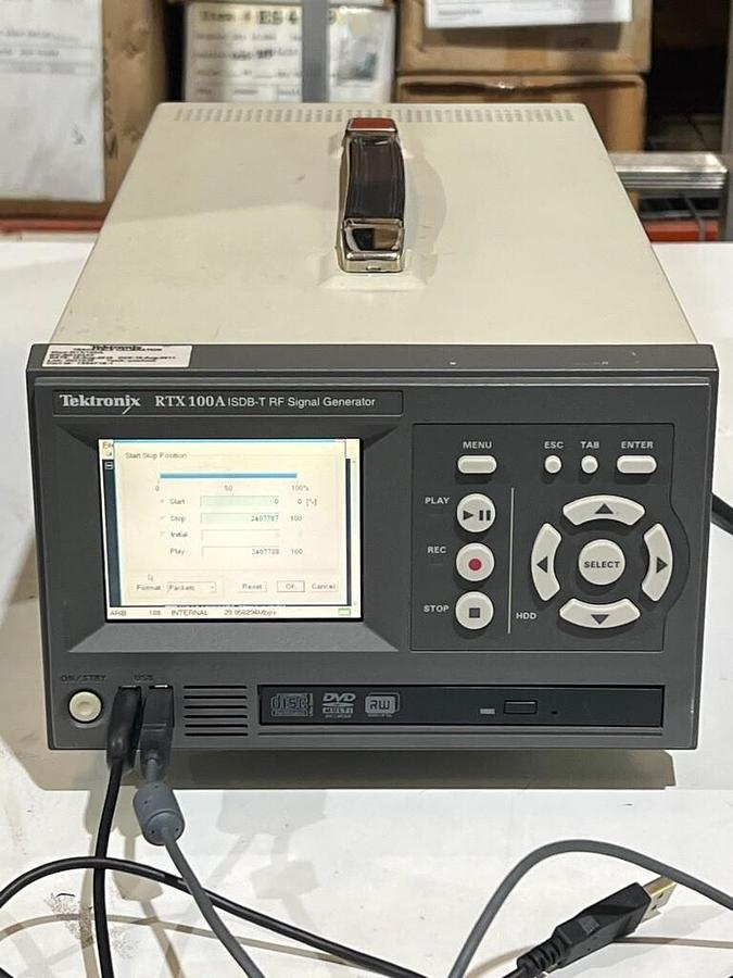 Used Tektronix RTX100A ISDB-T RF Signal Generator - Video Transport Stream Converter
