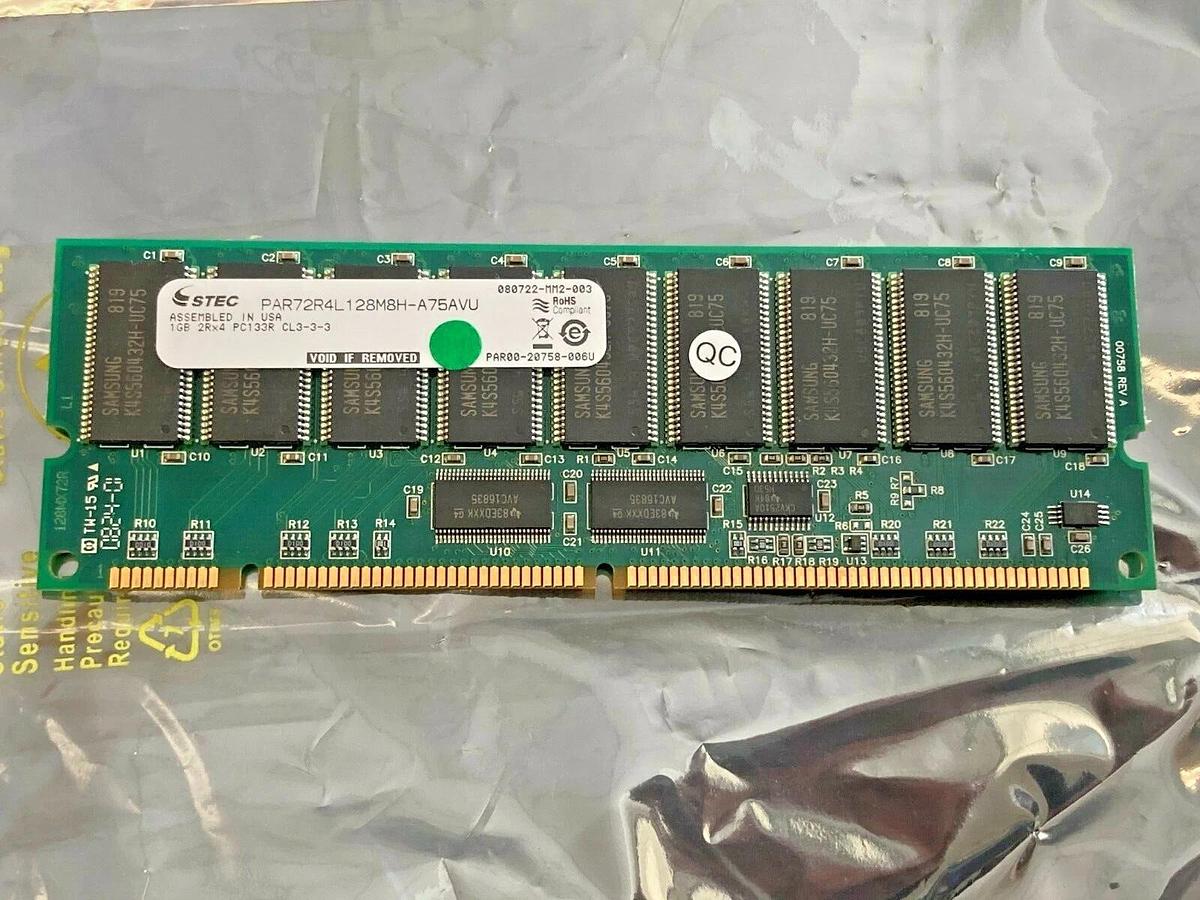 Used HP 3PAR Node Memory Board Assembly 920-1007-03 with 8GB (8x1GB) STEC PC133R DIMM