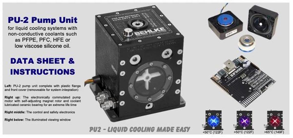 Used Behlke DLC Direct Liquid Cooling Setup for Fast High Voltage Behlke HTS Switches