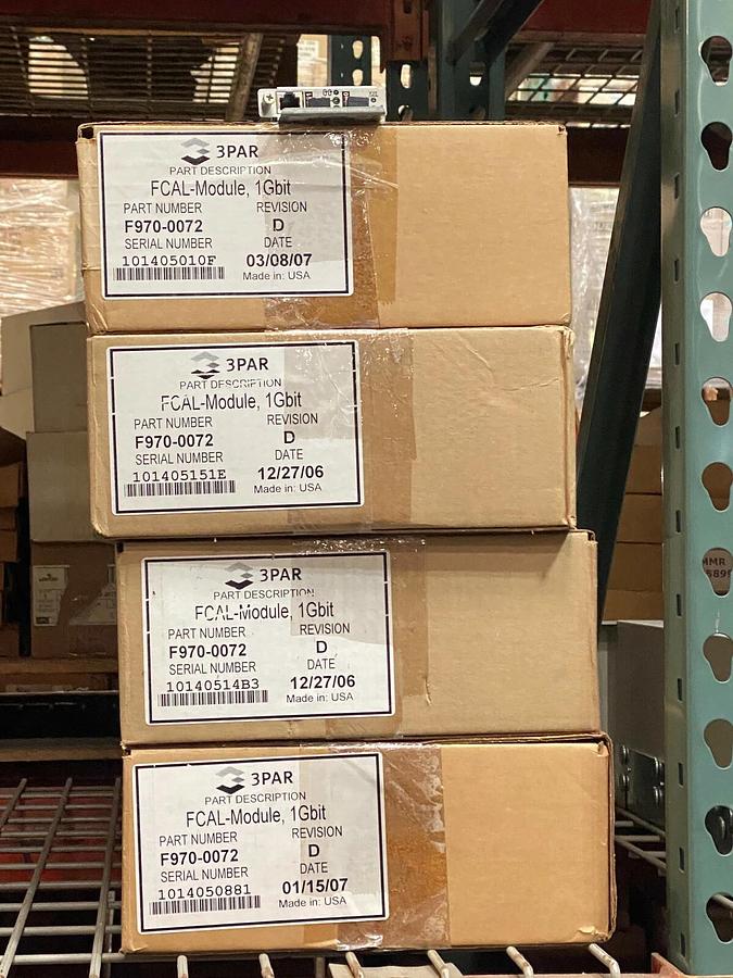 3PAR HPE F970-0072 FC-AL 2Gbit DC2 Module P/N 970-0072-01