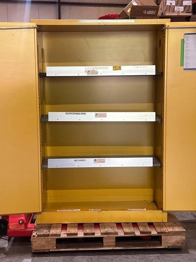 Used 45 Gallon Flammable Storage Cabinet 43" x 65" x 18"