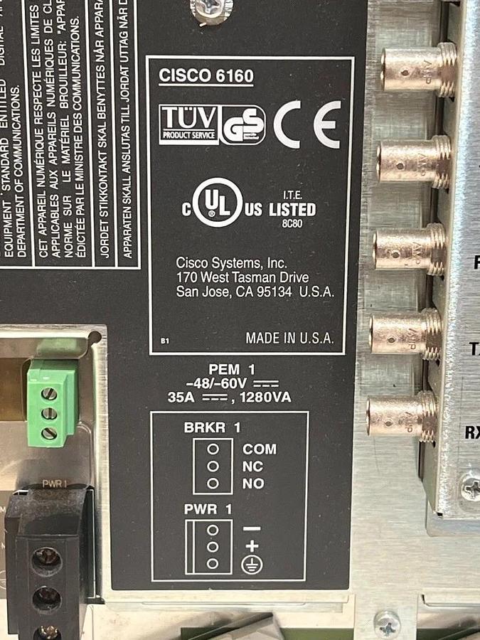 Used Cisco 6160 Series DSL Access Concentrator DSLAM DSL IP Switch