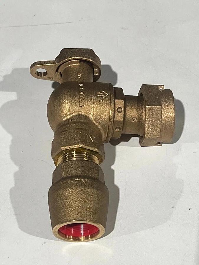 Used Ford Meter Box BA43-444W-U-AWT-NL - 1" Angle Ball Meter Valve - Ultra-Tite