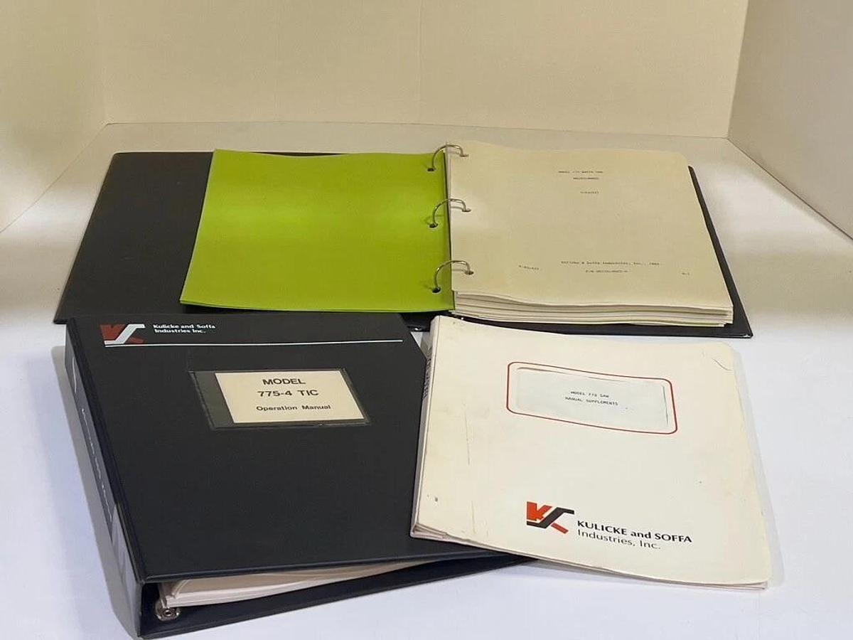 Used Lot of 2 Units: Kulicke & Soffa K&S Model 775 Silicon Wafer Dicing Saw w/ Manual