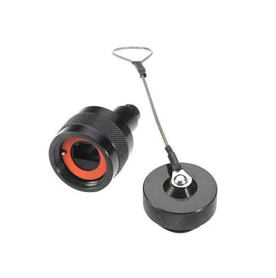 Used Lot of 31 L-Com ECRA4211UA0 Ruggedized RJ45 Plug, Anodized finish, for cable OD .190-.270"