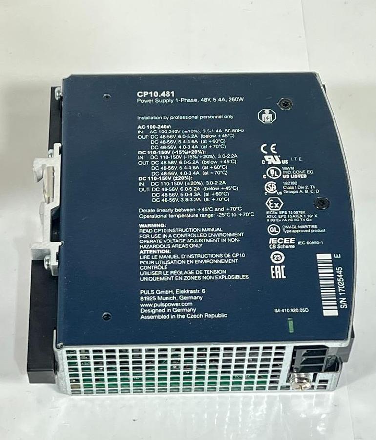Used PULS CP10.121, QS5.241, CP10.481