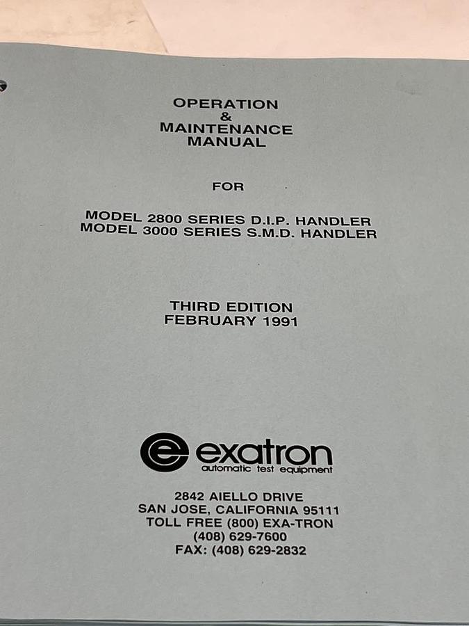 Used Large Lot of Exatron Model 3000 IC Handlers and Accessories