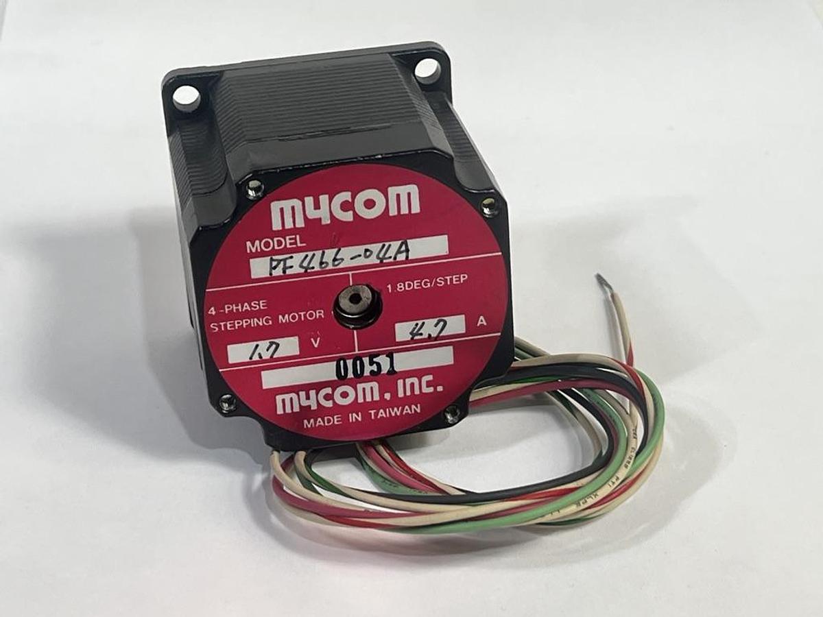 Mycom Model PF466-04A 4-Phase Stepping Motor 1.7 V 4.7 A, 1.8 Deg/Step - Stepper