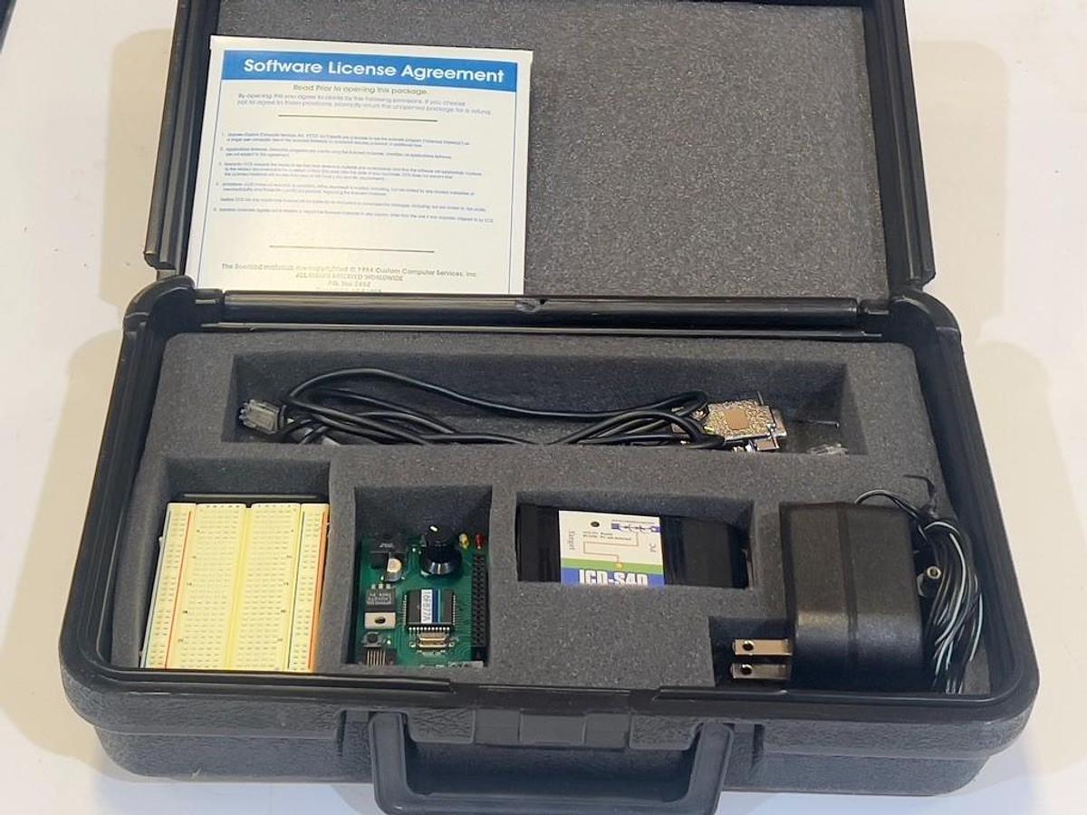 Used CCS PIC16F877A Development Kit with ICD-S40 Debugger and C Compiler CD