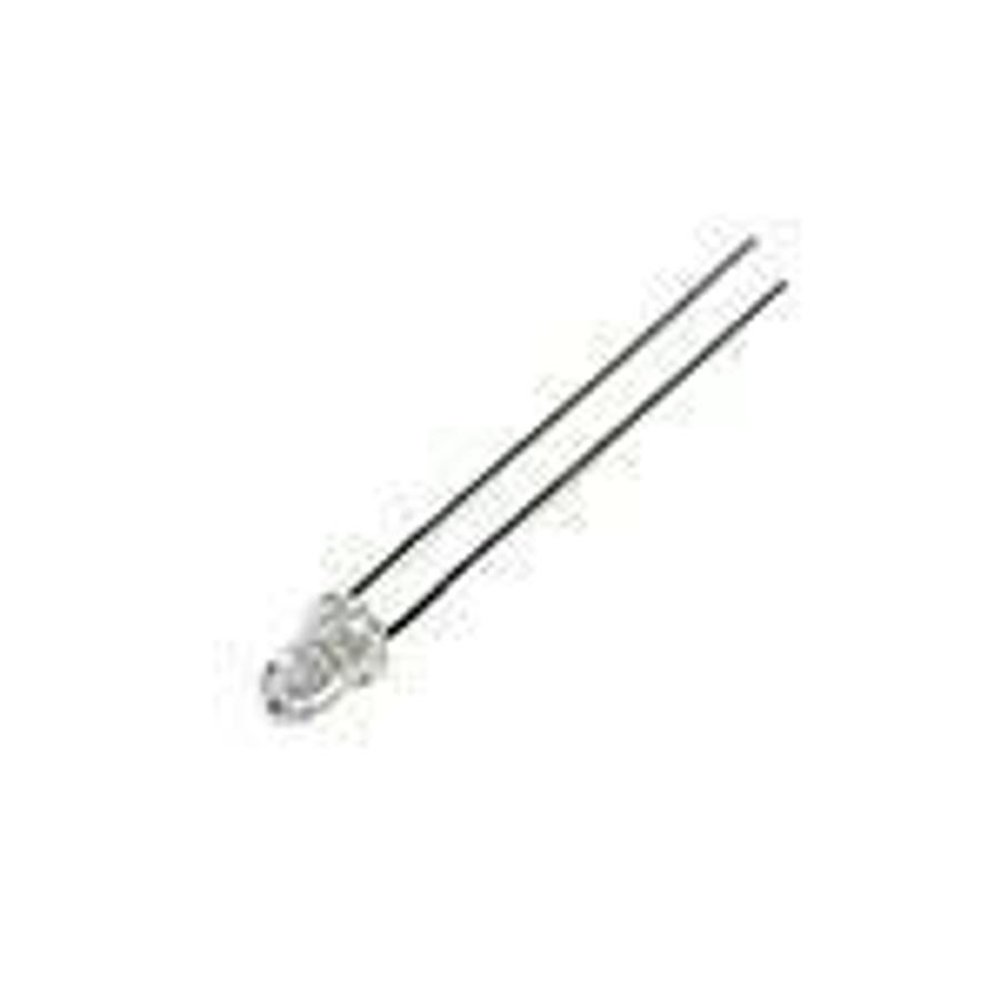 Used LED LAMP RED CLEAR 5mm T-1 3/4 639NM ES6808