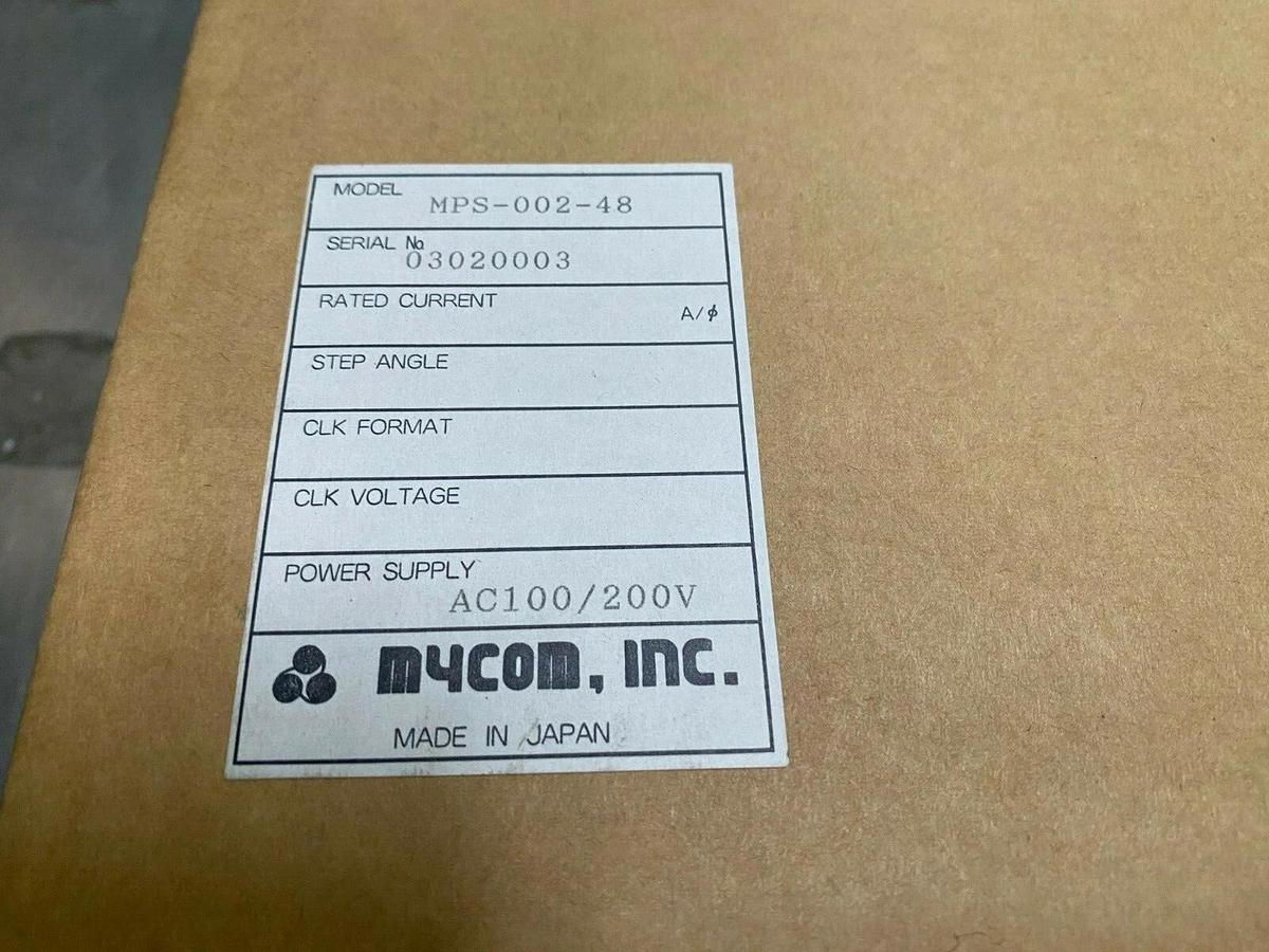 Mycom Nyden MPS-002-48 Stepping Motor Drive - Stepper Controller